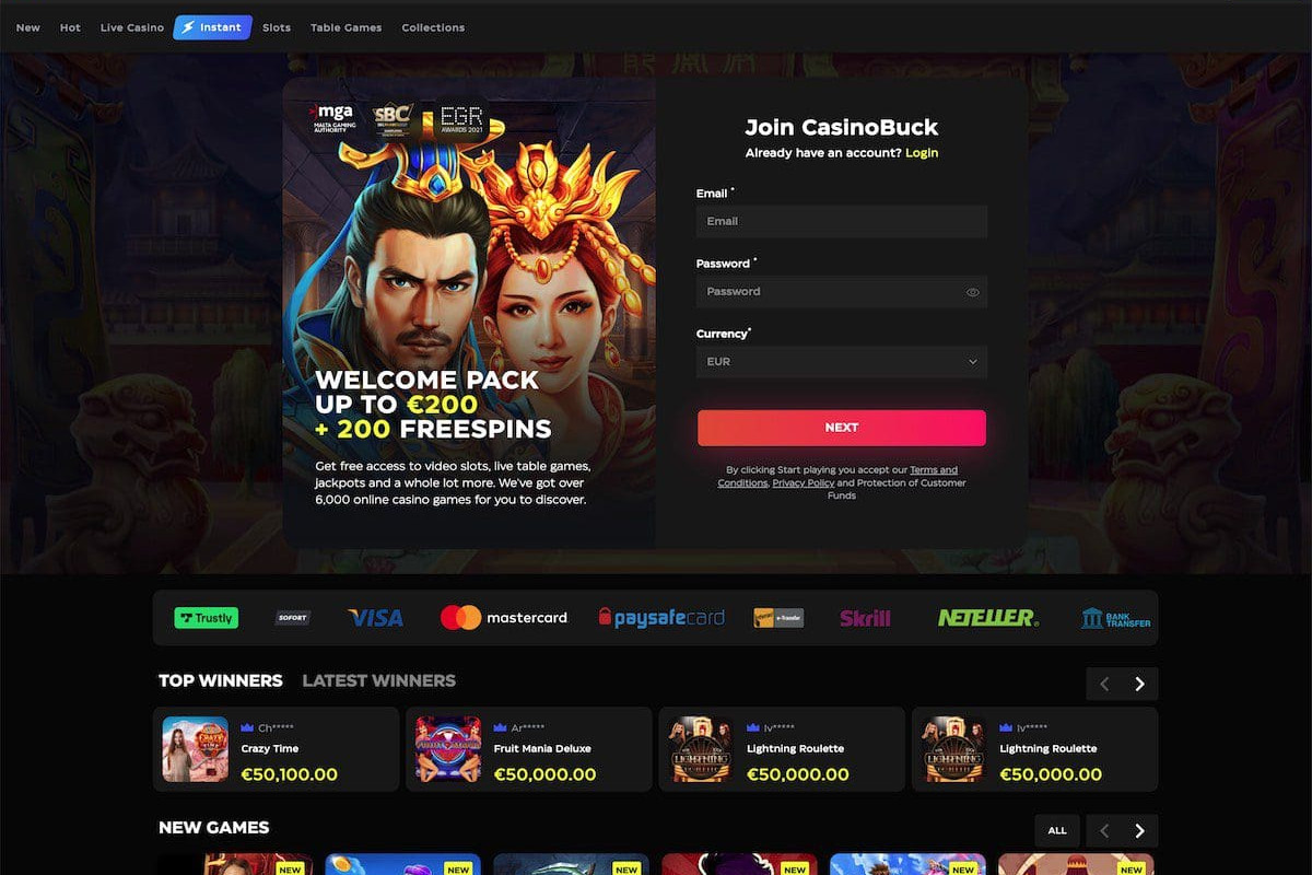 casinobuck anmeldelse