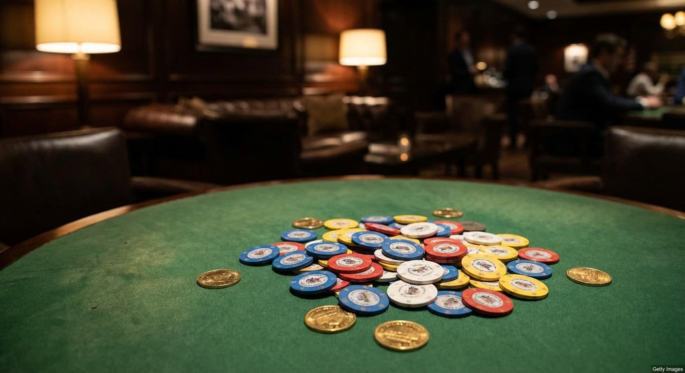 Casino chips spillebord